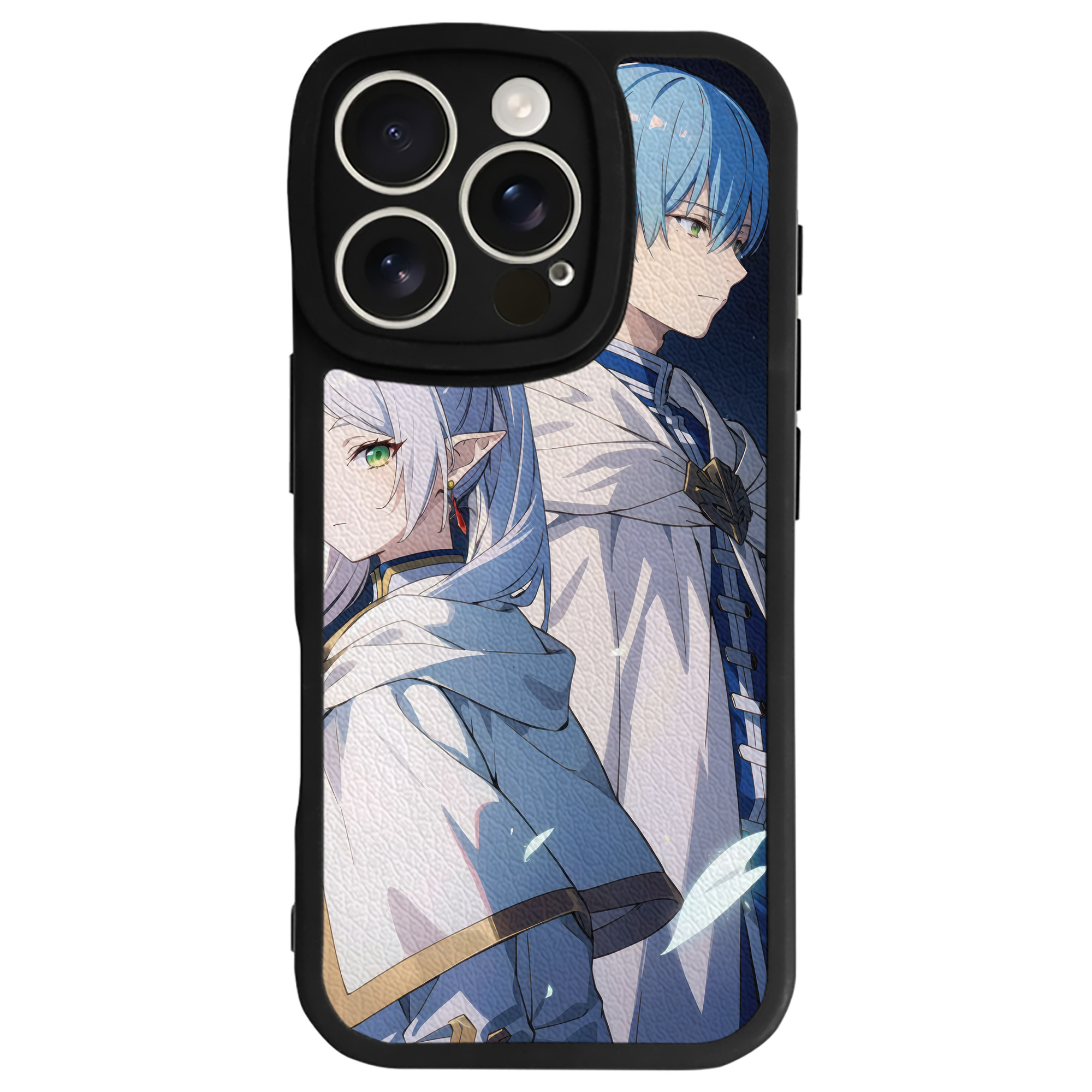 （画像用） 葬送のフリーレン Frieren 【iPhone 16シリーズ対応】シリコンスマホケース（レザー調） 材質：シリコン
